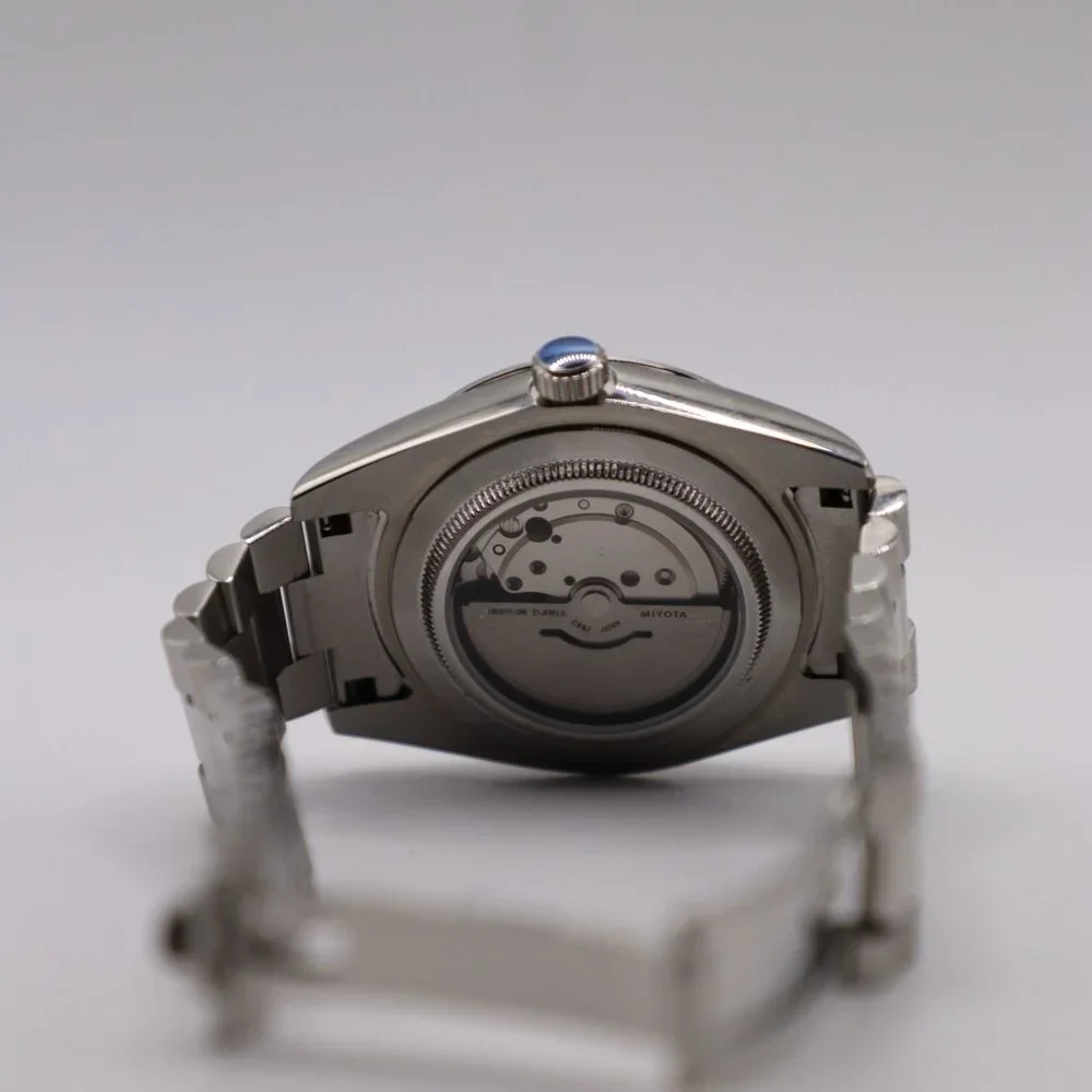 40mm Day-Date Seiko Mod – Green Dial | Stainless Steel | Automatic | Exhibition - Picture 5 of 7